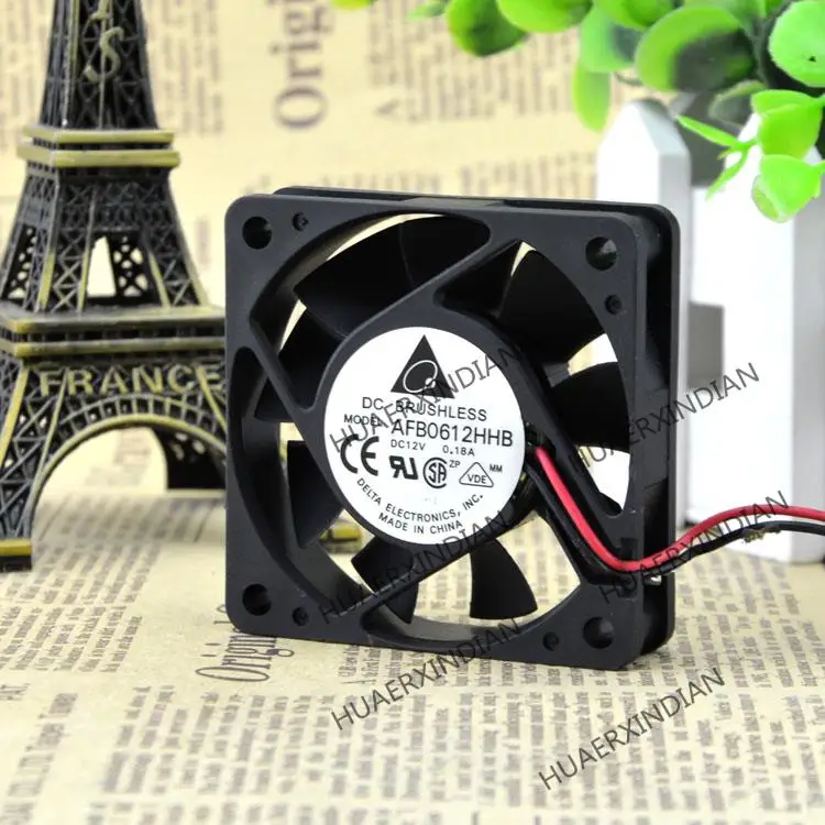 Kit de montaje de ventilador de refrigeración, 6cm, AFB0612HHB 6015 0.18A 12V, nuevo