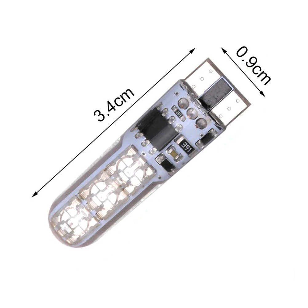 2Pcs Auto Clearance Lights 6SMD 5050 LED Reading Light Super Bright Car Width Lamp with Remote Controller for Vehicle Automobile