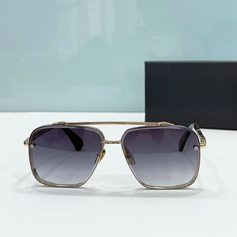 Female Sunglasses Luxury Model MACH-SIX LIMITED Pilot Titanium Sunglasses Men Oculos De Sol Masculino with Original Case