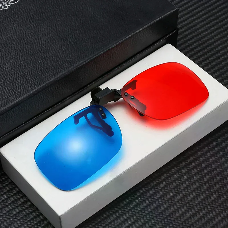 Red Red Blue Green Anaglyph 3D Glasses Black Frame for 3D Movies TV Video Dimensional Movie Watching - Aliexpress Deal