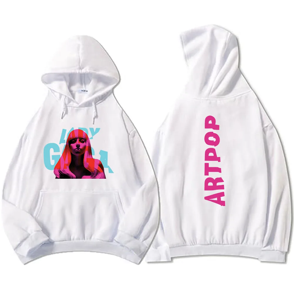 Lady-Gaga ARTPOP Hoodies Winter Casual Men Women Sweatshirts Sudaderas Hombre Long Sleeve Streetwear Hip Hop Graphic Clothes