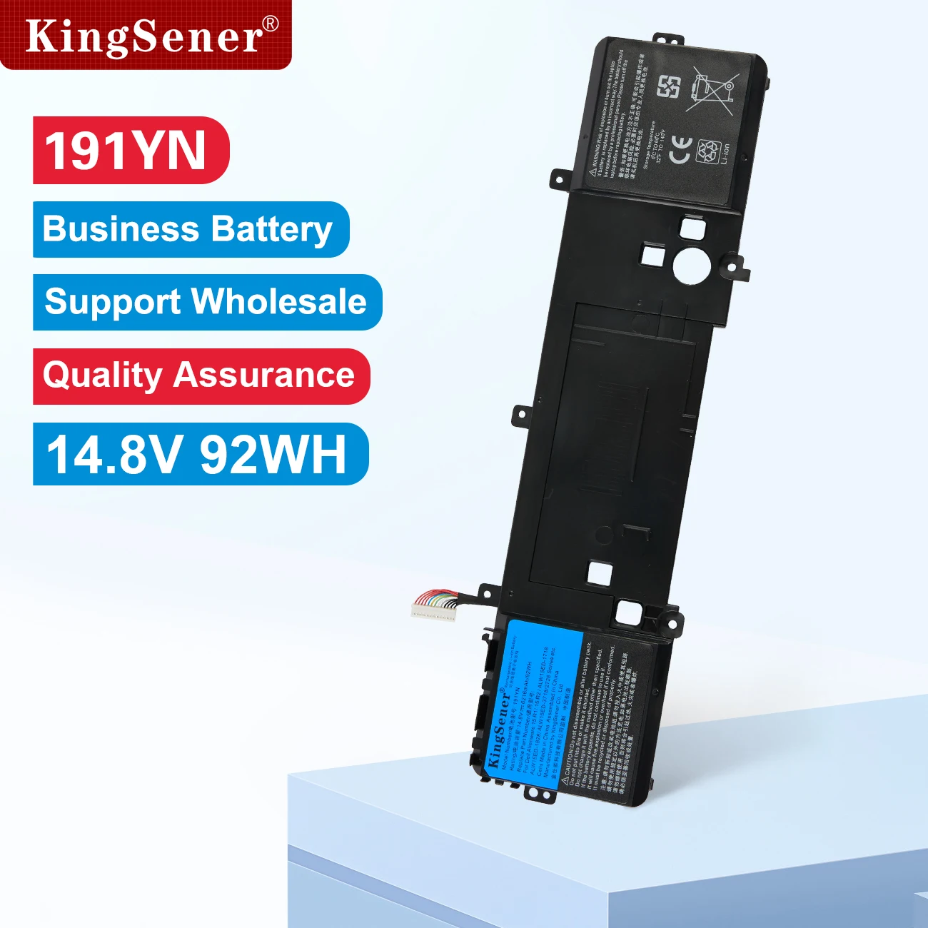 

KingSener 191YN 410GJ 8NH55 Аккумулятор для ноутбука DELL Alienware 15 R1, 15 R2, ALW15ED-1828 2F3W1 ALW15ED-1718 ALW15ER-3718 P42F