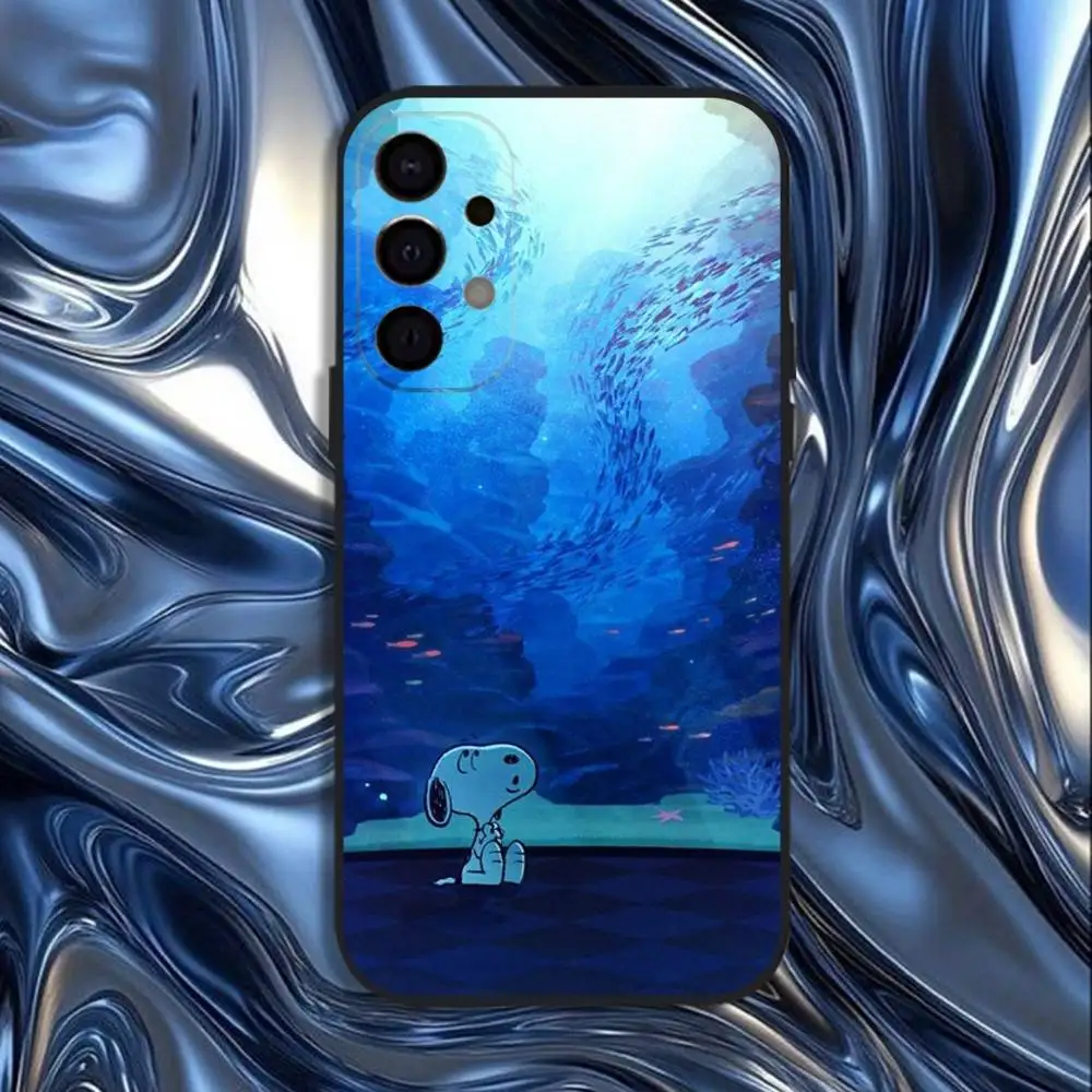 Cartoon S-Snoopys Phone Case For Samsung S25,S24,S21,S22,S23,S30,Ultra,S20,Plus,Fe,Lite,5G Black Cover view 4