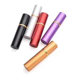 5pcs 10ml Aluminum Perfume Bottle Refillable Travel Perfume Atomizer Mini Spray Bottle Empty Parfume Atomiser Sprayer