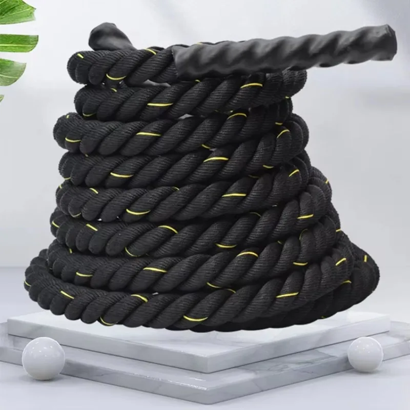 Battle Exercise Rope Stable Design For Fitness Home Gym Workout And Full Body Strength Training