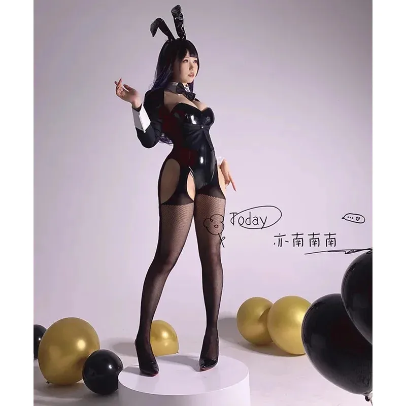 Agcos my dress-up Kate Kitagawa Marin สาวกระต่ายคอสเพลย์เครื่องแต่งกายผู้หญิงฮาโลวีนคอสเพลย์เซ็กซี่ชุดวิกผม