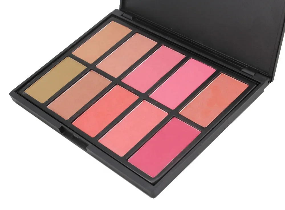 Waterproof  10 Colors Custom Label Makeup Powder Blush On