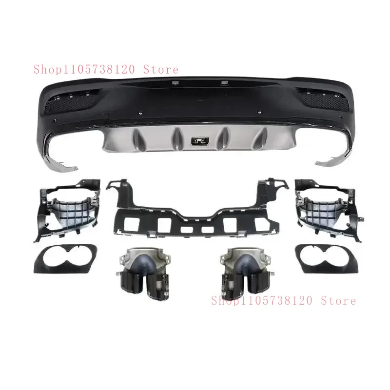 Hot Selling Factory PriceHigh Quality Four Outlet Tailpipe C Modified Rear Lip GLE Coupe +