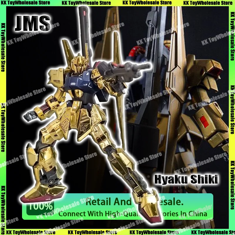 New In Stock JMS WMH HG 1/144 Hyaku Shiki MSN-00100 Assembly Model Kit Action Figures Robot Plastic Model Hobby Doll Customized