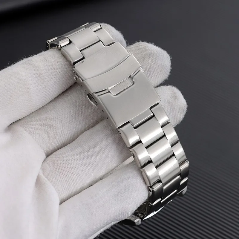 

20mm 22mm High Quality Stainless Steel Watch Strap Metal Folding Watch Buckle Watch Band for Universal Waterproof Watch Band
