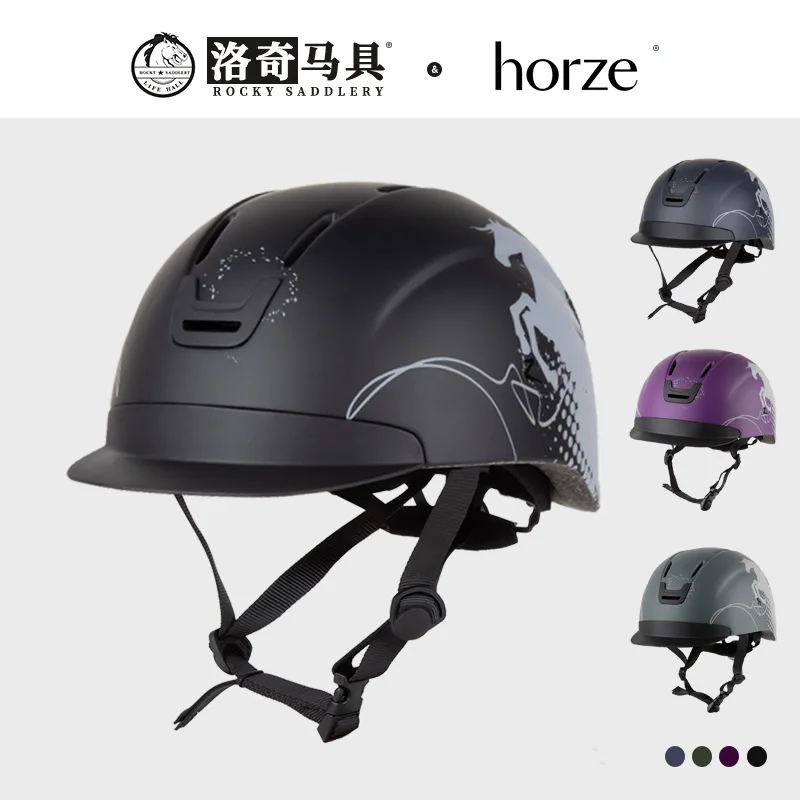 Horze Equestrian Helmet - Riding Helmet For Men And Women - Equestrian Headgear - Horse Riding Gear & Supplies