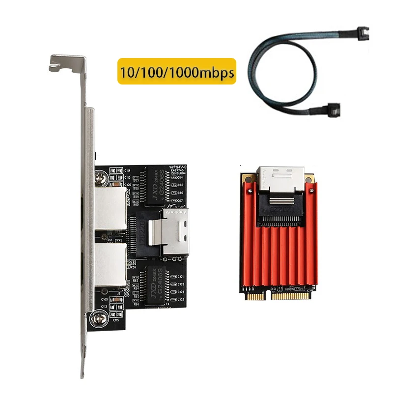 

High-speed Game PCI-E Card computer accessorie Lan Card MINI PCI-E Gigabit network card 10/100/1000mbps RJ-45 LAN Adapter for PC