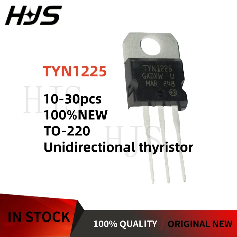 10-30PCS TYN1225 TO-220 TYN 1225 Tiristor Unidirecional TO220 Novo em estoque