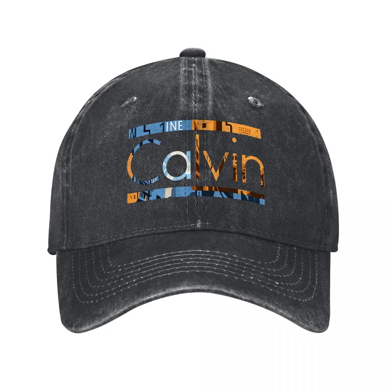 Gorra de Béisbol de Mezclilla Lavada con Logotipo de Calvin Klein, Gorra Ajustable de Lona, Estilo Vintage, Moda Urbana para Hombre y Mujer