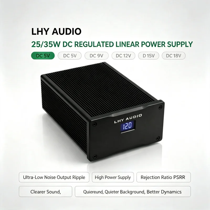 25W/35W LHY Audio LPS DC Ultra-low Noise DC Linear Regulated Power