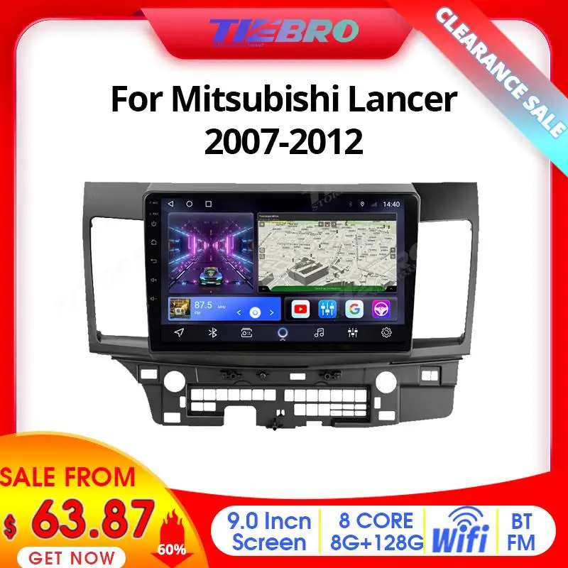 

Tiebro Clearance Sale 60% Discount 2DIN Car Radio For Mitsubishi Lancer 2007-2012 GPS Navigation Stereo Receiver Car Multimedia