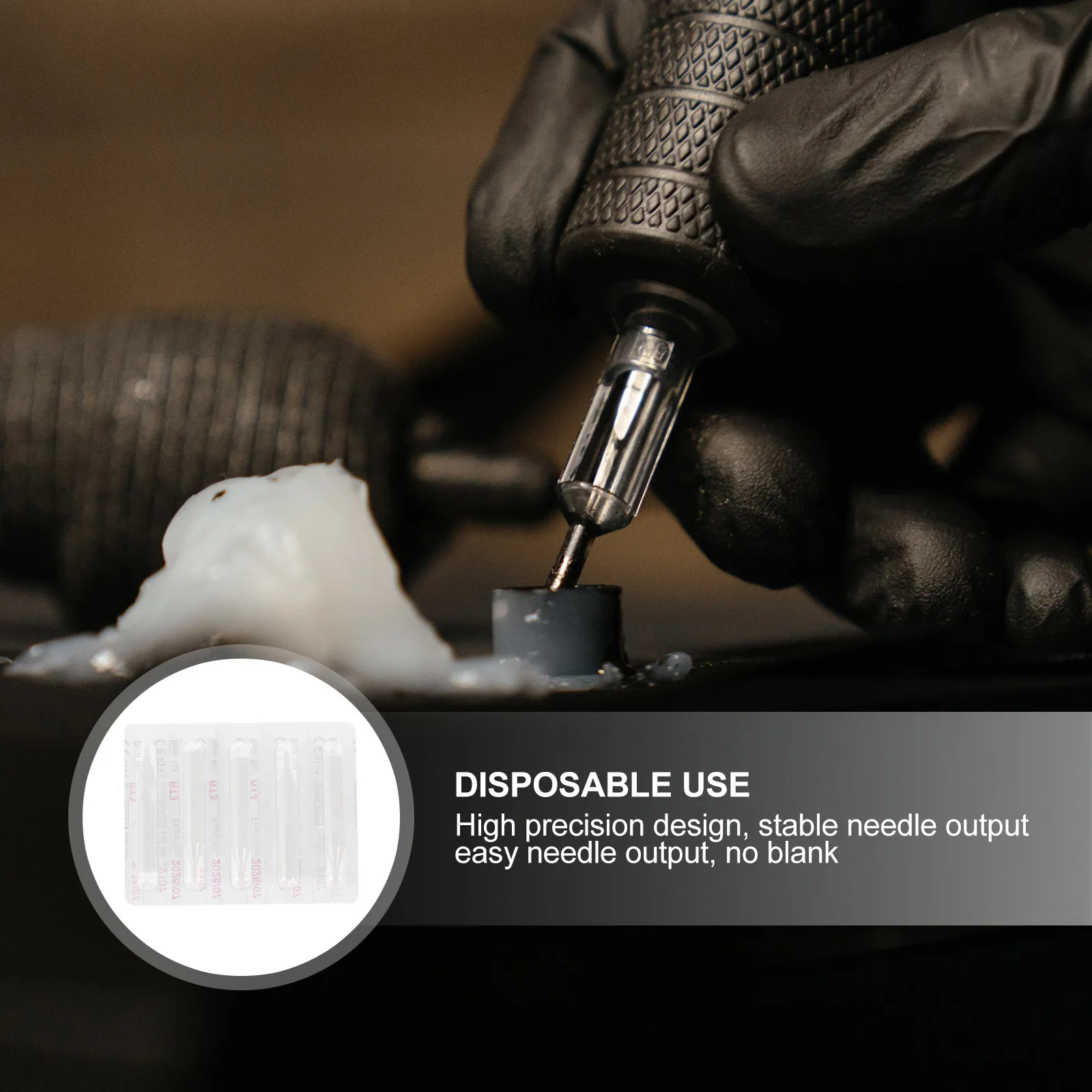 

1 Box Professional Tattoo Nozzle Tips Disposable Needle Mouths High Quality ABS Sterile for All Tattoo Devices