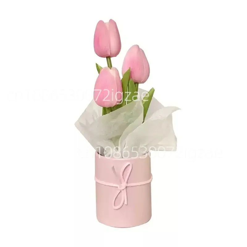 

Small flower bucket car ornament living room decoration souvenir birthday gift photo props