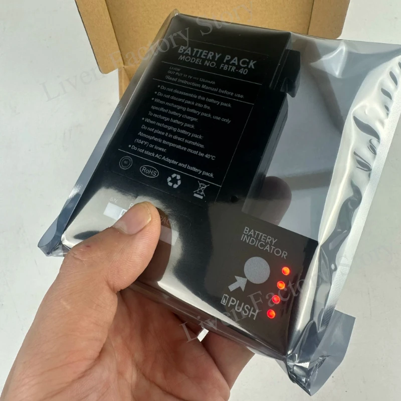 FBTR-40 FFLBT-40 Battery 11.1V 5200mAh/4800mAh for INNO IFS-15M IFS-55,for HUSHIN H5,for FiberFox Mini 6S+ Mini6S Fusion Splicer