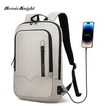 Heroic Knight Men's Daily Laptop Backpack Lightweight Minimalist Commute Office Daypack Women Waterproof Business Trip Schoolbag