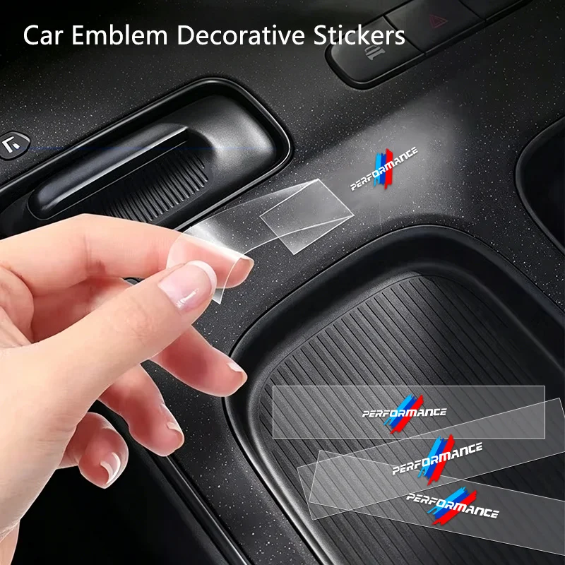 

Performance Car Emblem Fashion Decorative Stickers Decorative Sticker For BMW M X3 X5 E46 E90 E60 F10 F30 Auto Accessories