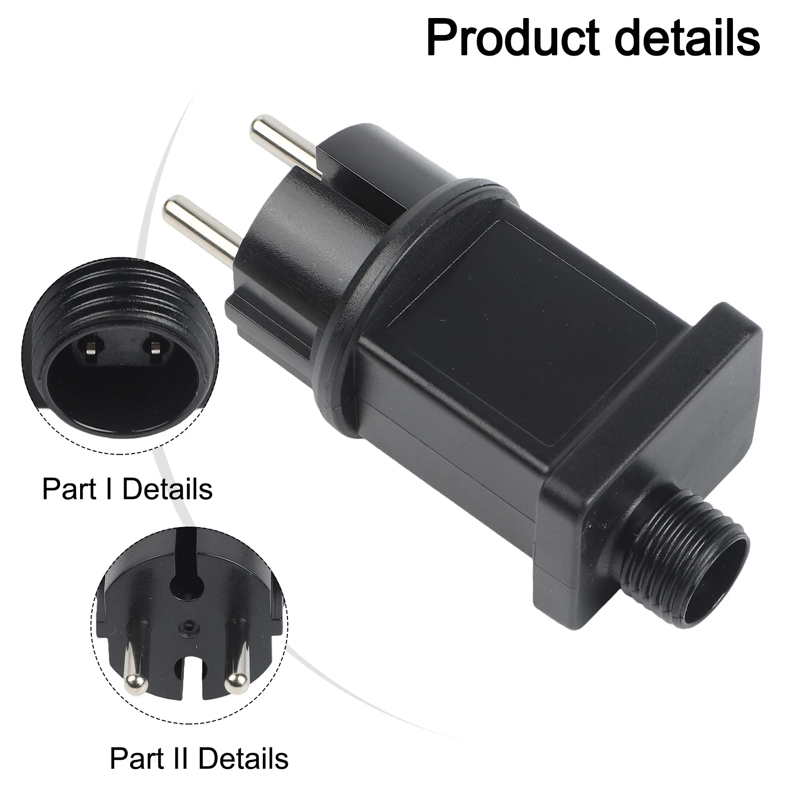 

3 адаптера трансформатора сказочного света 5 В с водонепроницаемой защитой IP44, выход 0 3 Вт для безопасного использования в праздничных украшениях