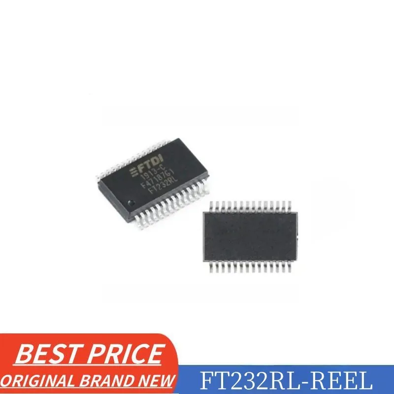 New Original Authentic IN STOCK FT232RL-REEL FT232RL FT232 USB chip Interface IC USB to Serial UART Enhan