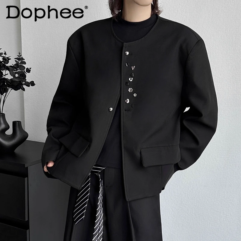 

Простые элитные пиджаки для мужчин и женщин, осень-зима 2022, модные ретро-блейзеры, свободные удобные стильные пальто с длинными рукавами на заказ