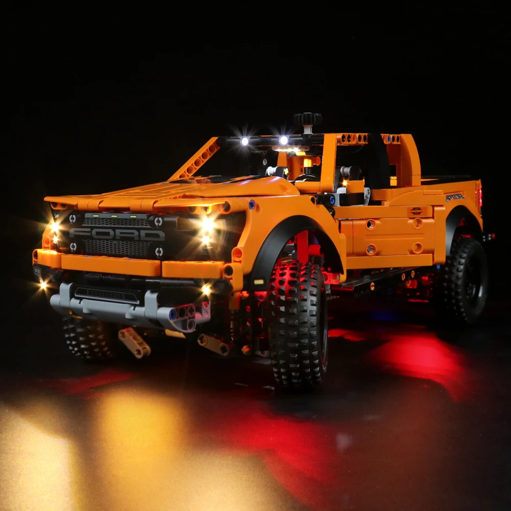 Lazishi Led Light  For 42126 Ford F-150 Raptor Lighting DIY Toys (Not ​Include the Model)