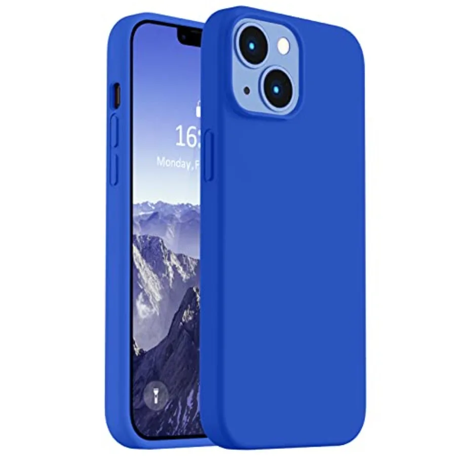 

Compatible with iPhone 14 Case, [Anti-Scratch Microfiber Lining] [Soft Touch Premium Liquid Silicone], Ultra Slim Shockproof Pr