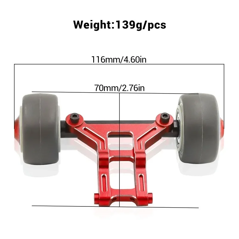 

Металлическая планка на колесиках с радиоуправлением для Arrma 1/8 Kraton Outcast Typhon AR320366, детали для обновления радиоуправляемого автомобиля, аксессуары