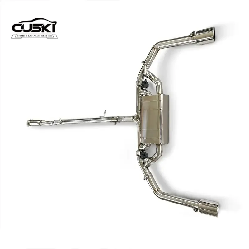 High quality Automotive Exhaust Parts Cat back exhaust pertains to LYNK&CO 03 1.5T 2.0T Direct-Fit Exhaust Muffler Pipe