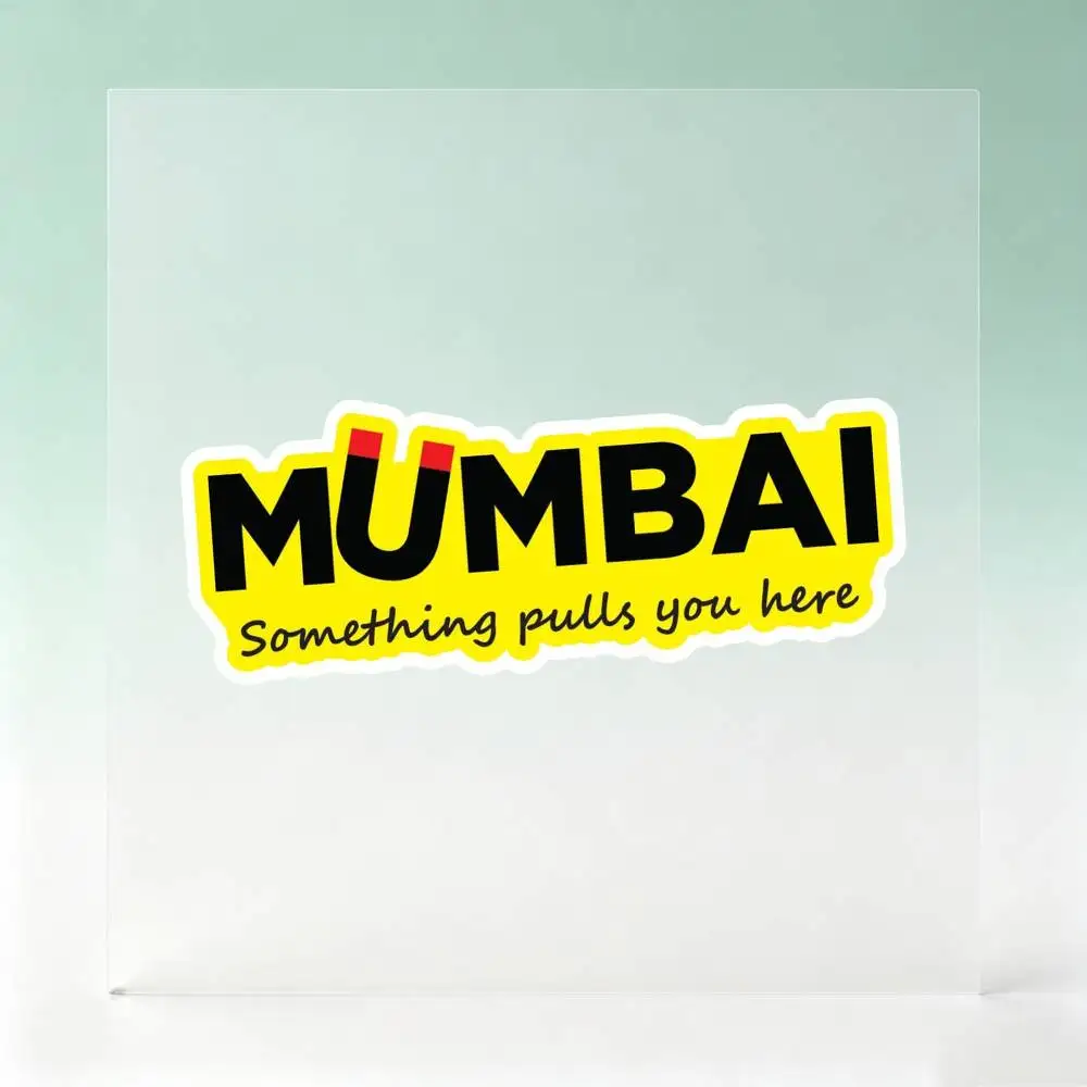 Mumbai Something Pulls You Here Waterproof Stickers For Decorating Car Windows Motorcycles And Computers.