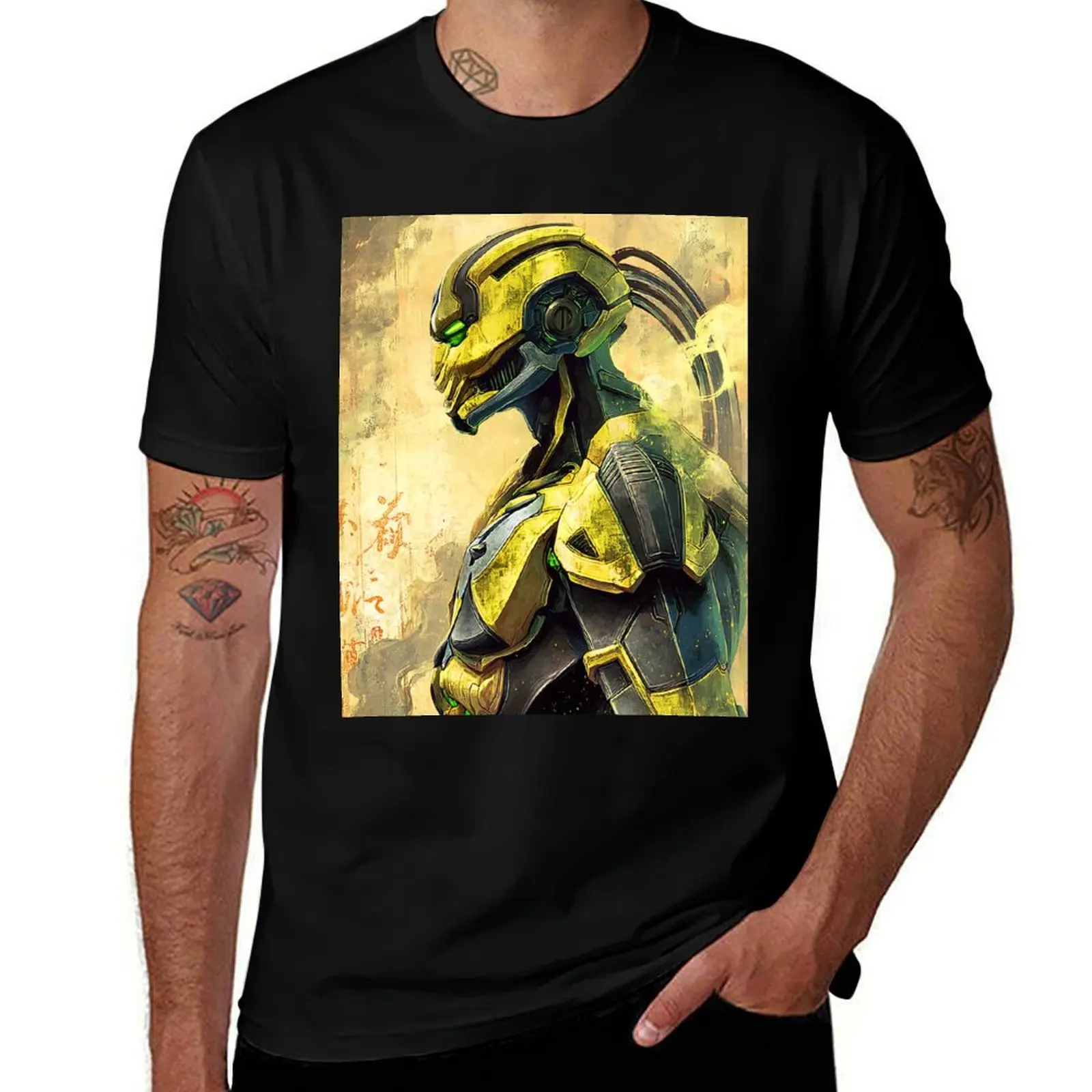 Lin Kuei Cyrax Fanart футболка на заказ баскетбольные футболки с рисунком винтажная футболка с рисунком роскошная мужская одежда