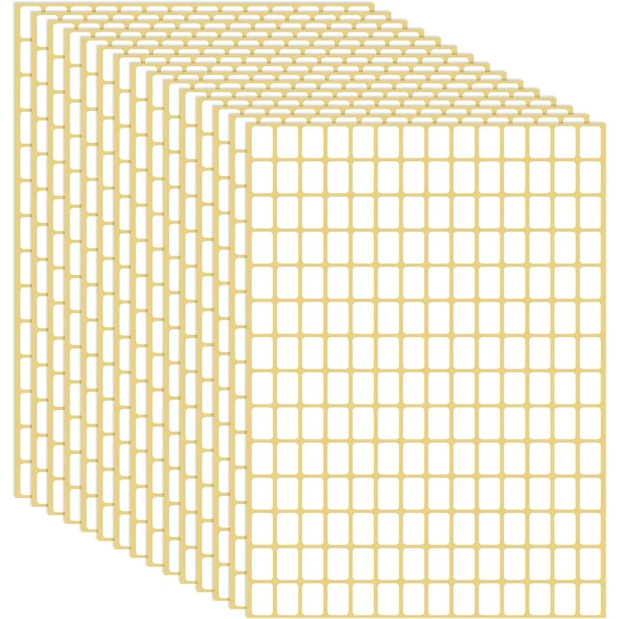

2940 шт., белые этикетки, наклейки, маленькие пустые наклейки с ценами, съемные прямоугольные этикетки для конвертов, папок с файлами, баночек, коробки Sch