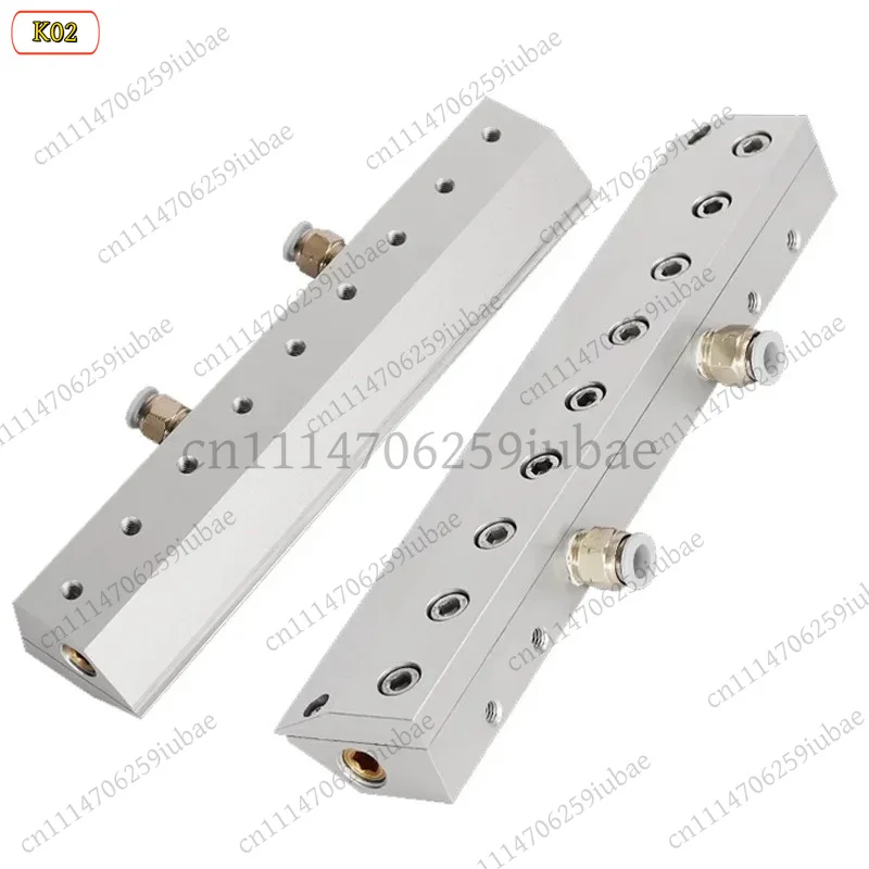 LJ_Industrial Aluminum Alloy Air Knife, Compressed Air Blowing Nozzle for Dust Removal Cooling Equipment Parts