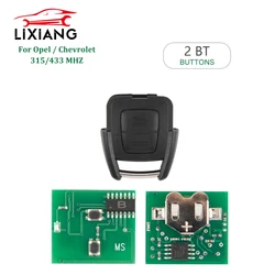 LIXIANG 315/433Mhz Smart Remote Car Key  for Opel Astra g a zafira 93176615 BOSCH TS Fob 2 Buttons