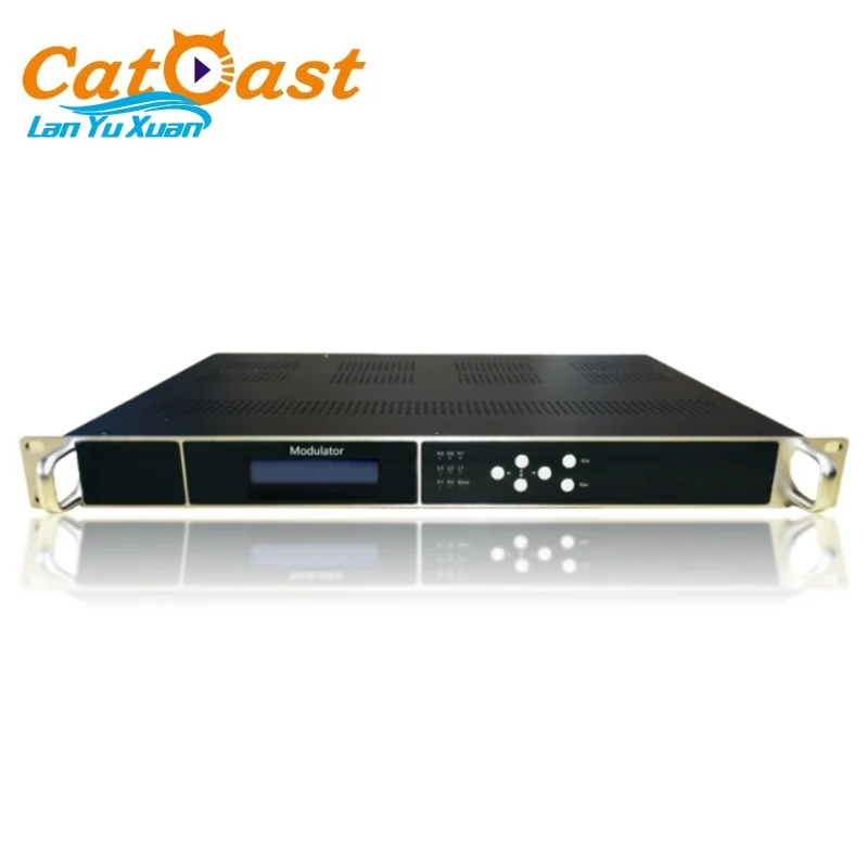 IP RF Modulator Processor 16 DVB-T ATSC ISDB-T Conversion IP Over UDP Broadcast TV Signals Via Coaxial Cable