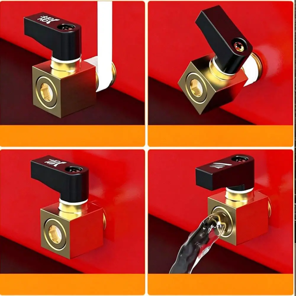 Versatile Brass Ball Valve 1/4 Inch Male Female Thread Pneumatic Flow Switch Water Pipe Manual Tap For For Jungong Engineering