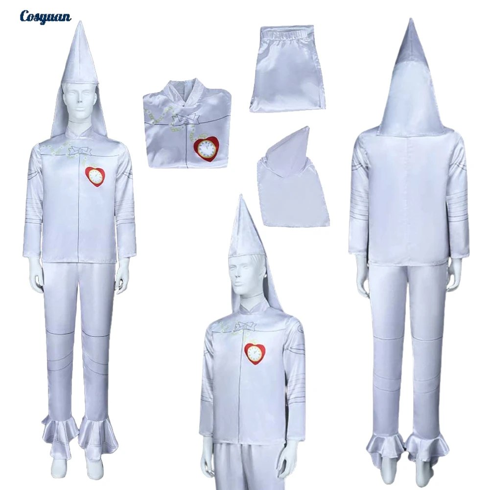 

Фильм чудесный волшебник косплей жестяной человек топ брюки одежда вечерние маскировка ролевая игра костюм на Хэллоуин карнавальные наряды костюмы