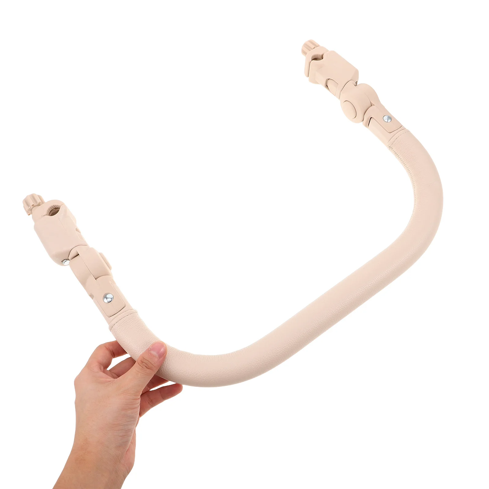 

Baby Stroller Accessories Universal Stroller Armrest Handle Extension For Toddler Safety Support Durable Pu Foam Iron Easy Clean