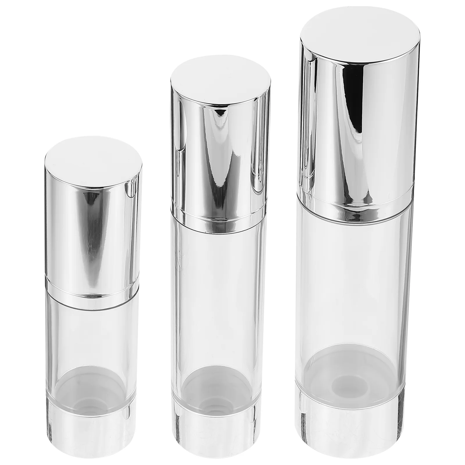 

3 Pcs Skin Care Products Vacuum Lotion Bottle Miss Moisturizing Dispenser Pp Containers with Lids