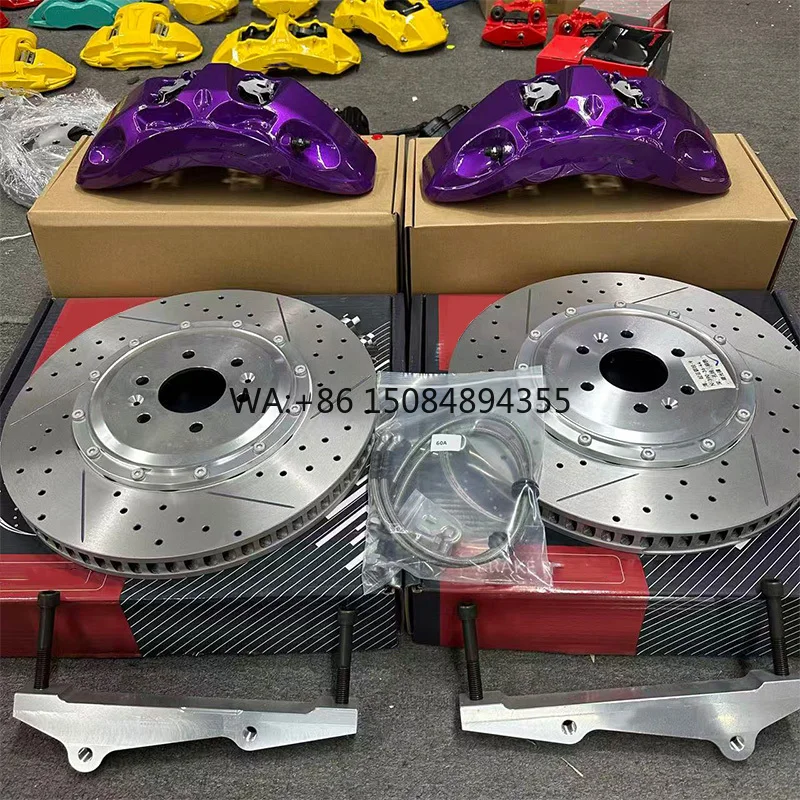 

Akebono 9N 6Pot Big Brake Caliper Kit, High Performance Brake Discs and Pads for Auto Upgrade