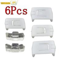 6pcs Seat Rail Runner Clip Slider Guide Piece For VW MK1 MK2 MK3 Golf Passat Polo Jetta Corrado Caddy Scirocco For Audi 4000 100