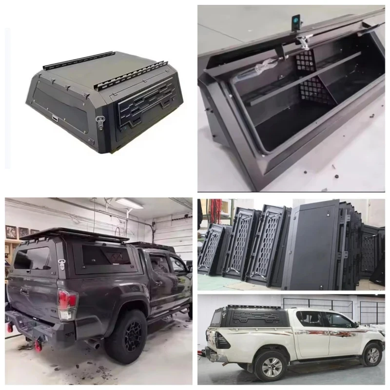 

Retractable Aluminum Alloy Waterproof Tonneau Roller Cover Pickup Truck High Roof Canopy Lockable