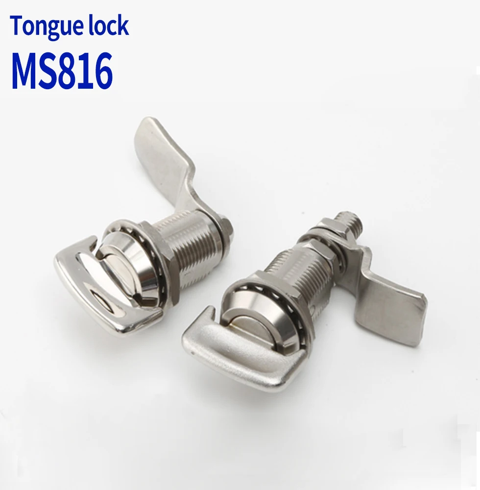 MS816 handle compression lock tightening high-quality stainless steel extended screw shockproof waterproof and safe tension door