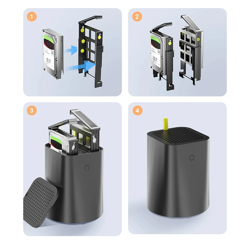 2-Bay NAS R1 PRO 12th Gen N150 Ry-zen 7 5825U Mini PC 2x I226-V 2.5G جدار الحماية راوتر شبكة تخزين خادم الوسائط سحابة خاصة