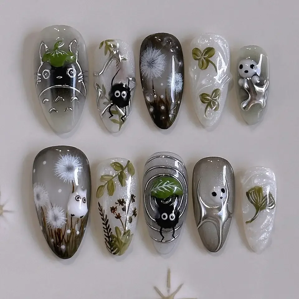 

Sweet Cool 3D Cat Eye Forest Wind Removable Armor Set 24pcs