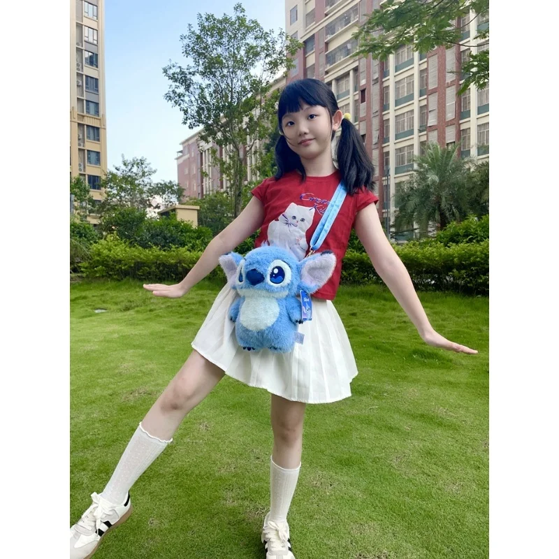

Zoobies Lotso Stitch Dumbo плюшевая кукла сумка через плечо сумка для хранения милый Q милый универсальный подарок для покупок и прогулок для девочек