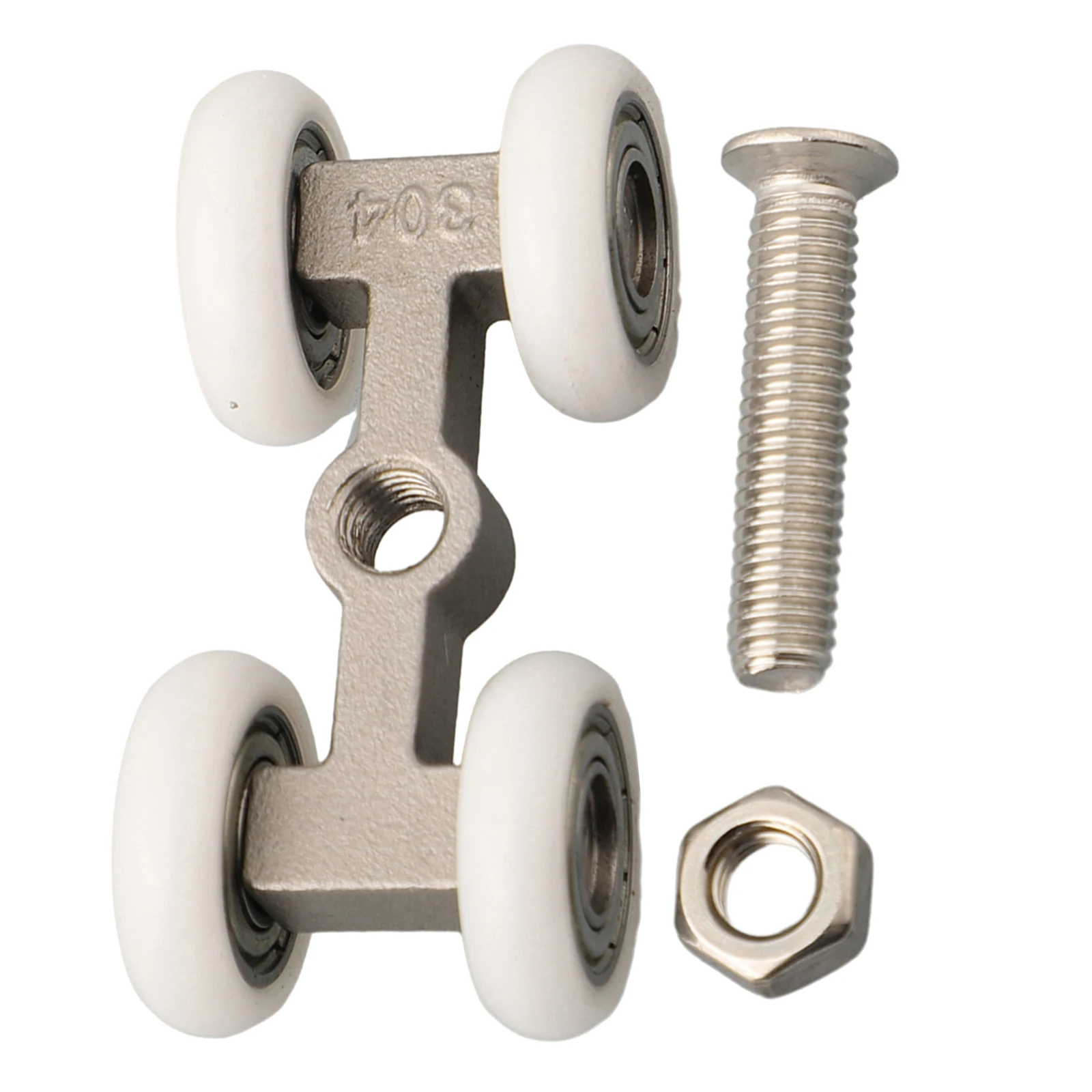 

Professional Sliding Door Roller Load Bearing Hanging Wheels 5.3cm Hanging Stainless Wheel For Home Sliding Doors For Bathroom